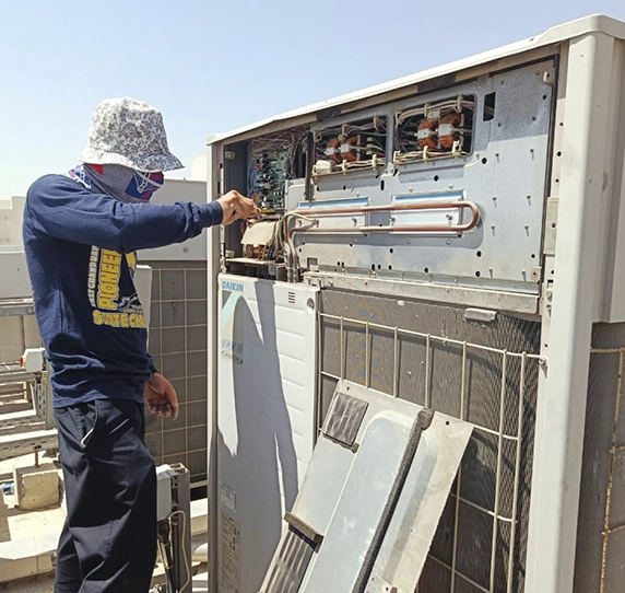 AC installation Dubai